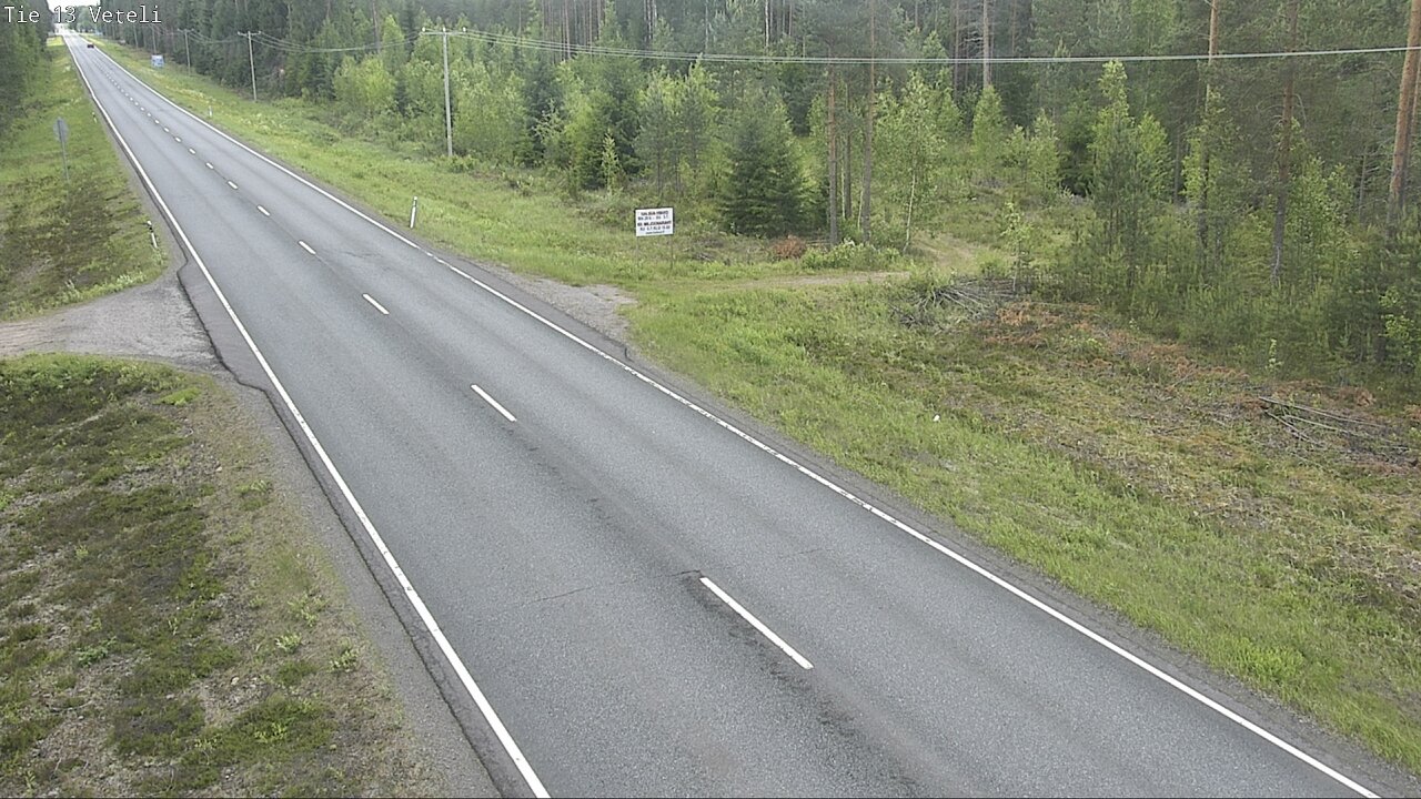 Weather Camera Image Väg 13 Vetil, Veteli, Keski-Pohjanmaa