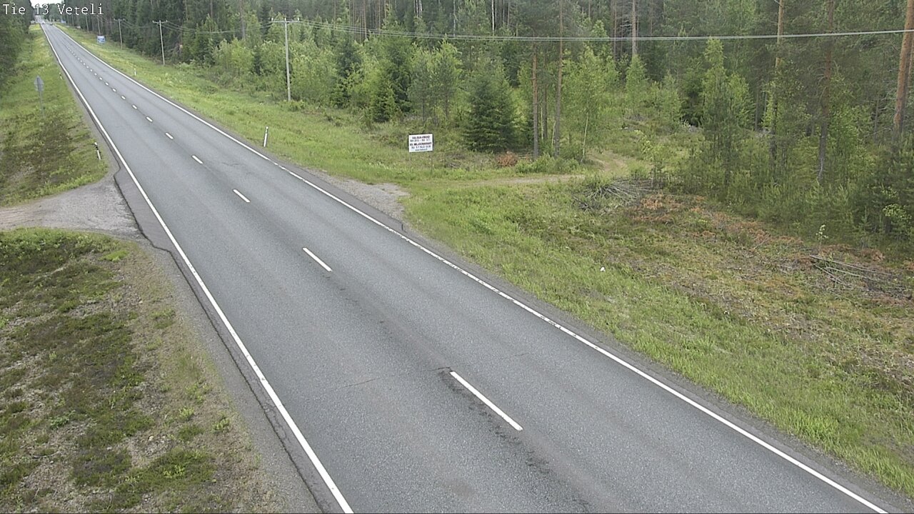 Weather Camera Image Road 13 Veteli, Veteli, Keski-Pohjanmaa