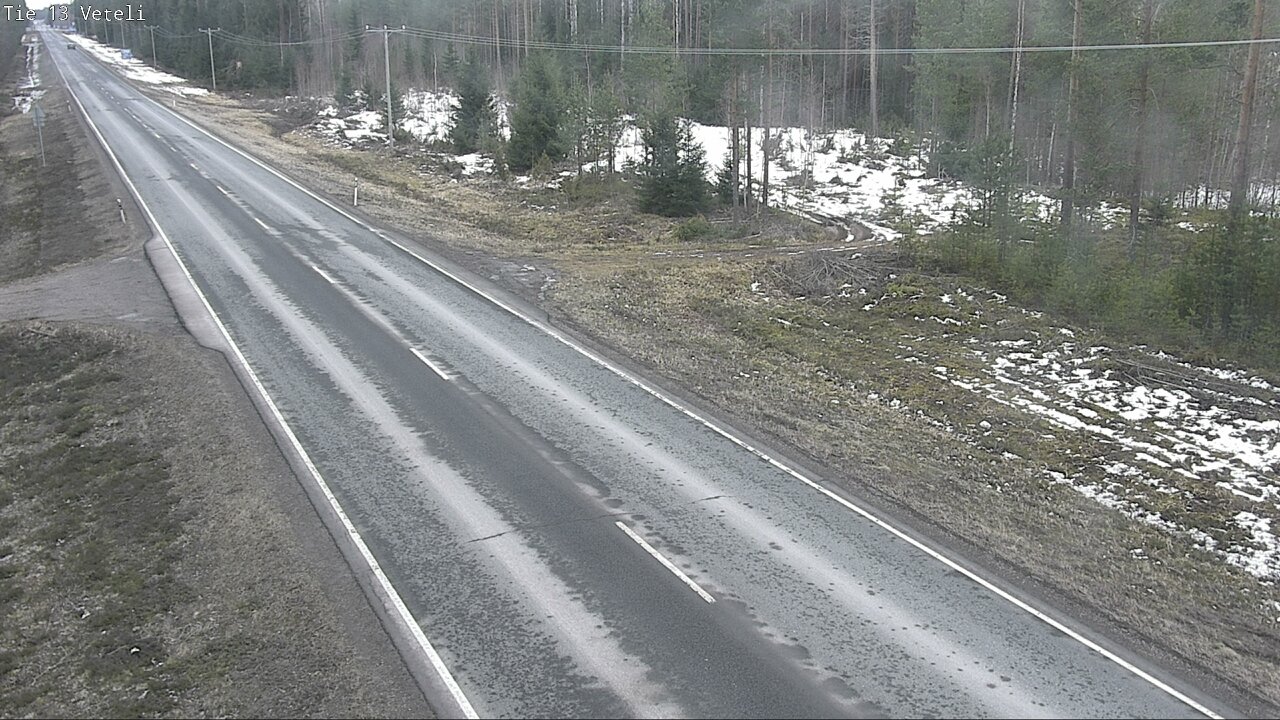 Weather Camera Image Väg 13 Vetil, Veteli, Keski-Pohjanmaa