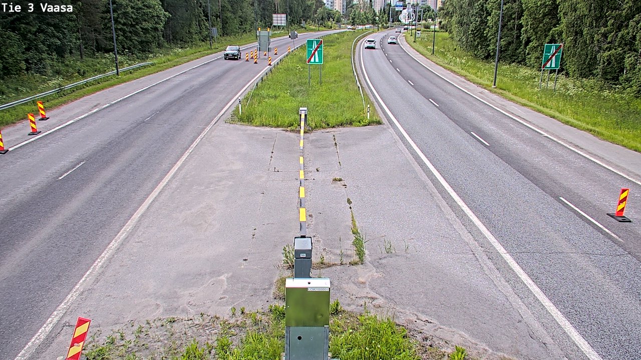 Kelikamerat Kuva Tie 3 Vaasa (puomi), Vaasa, Pohjanmaa