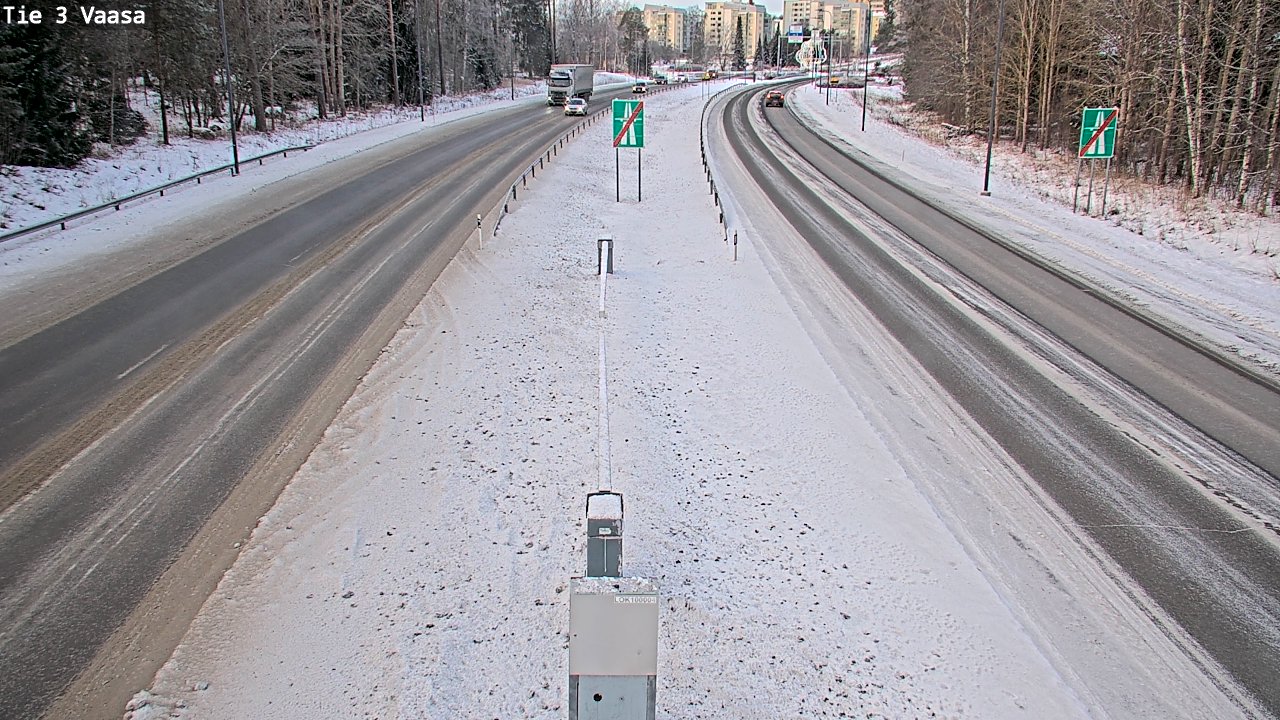 Kelikamerat Kuva Tie 3 Vaasa (puomi), Vaasa, Pohjanmaa