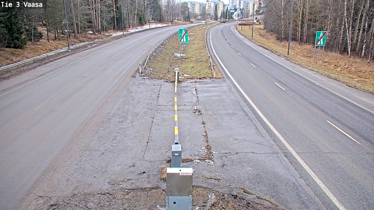 Kelikamerat Kuva Tie 3 Vaasa (puomi), Vaasa, Pohjanmaa