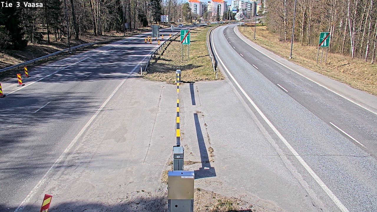 Weather Camera Image Tie 3 Vaasa (puomi), Vaasa, Pohjanmaa