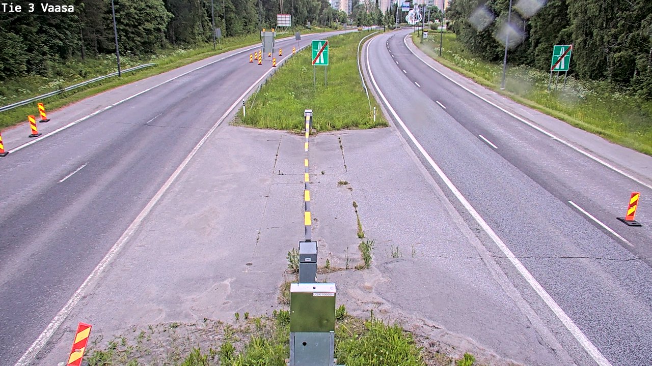Kelikamerat Kuva Tie 3 Vaasa (puomi), Vaasa, Pohjanmaa