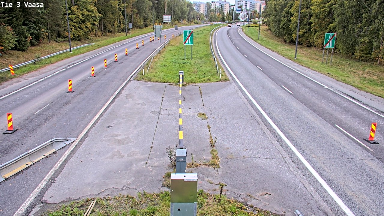 Kelikamerat Kuva Tie 3 Vaasa (puomi), Vaasa, Pohjanmaa