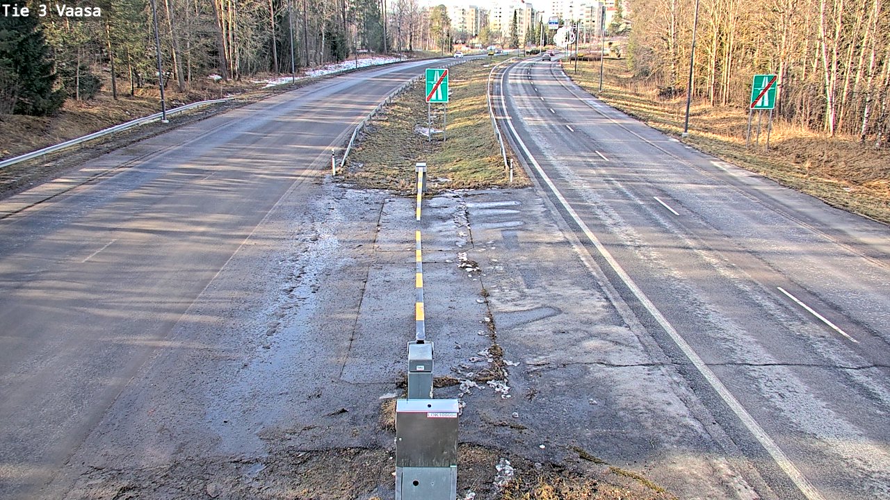 Kelikamerat Kuva Tie 3 Vaasa (puomi), Vaasa, Pohjanmaa