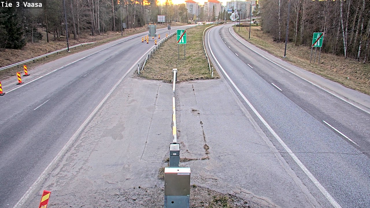 Weather Camera Image Tie 3 Vaasa (puomi), Vaasa, Pohjanmaa