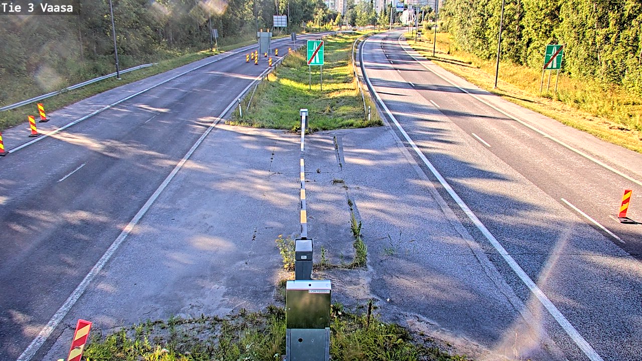 Kelikamerat Kuva Tie 3 Vaasa (puomi), Vaasa, Pohjanmaa