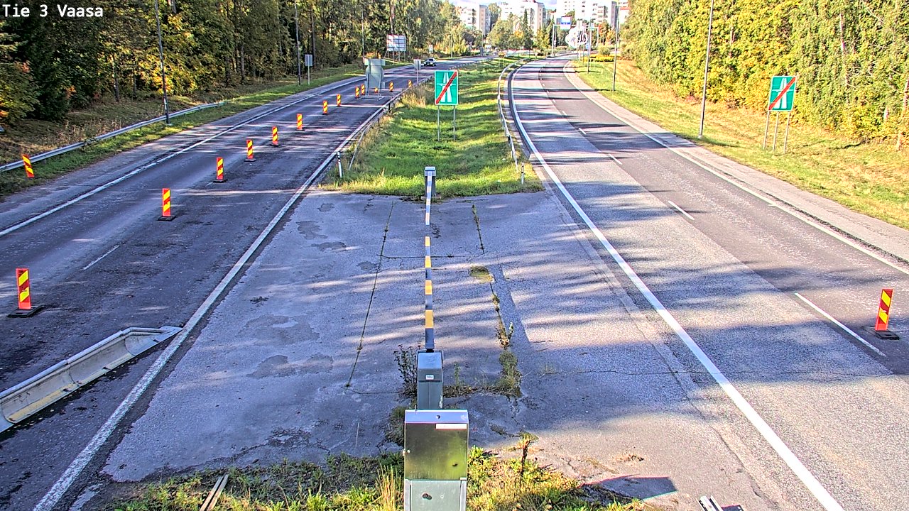 Kelikamerat Kuva Tie 3 Vaasa (puomi), Vaasa, Pohjanmaa