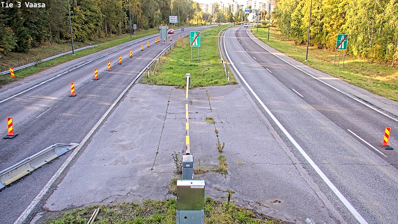 Kelikamerat Kuva Tie 3 Vaasa (puomi), Vaasa, Pohjanmaa