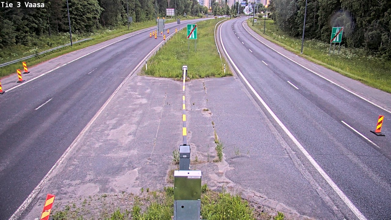 Kelikamerat Kuva Tie 3 Vaasa (puomi), Vaasa, Pohjanmaa