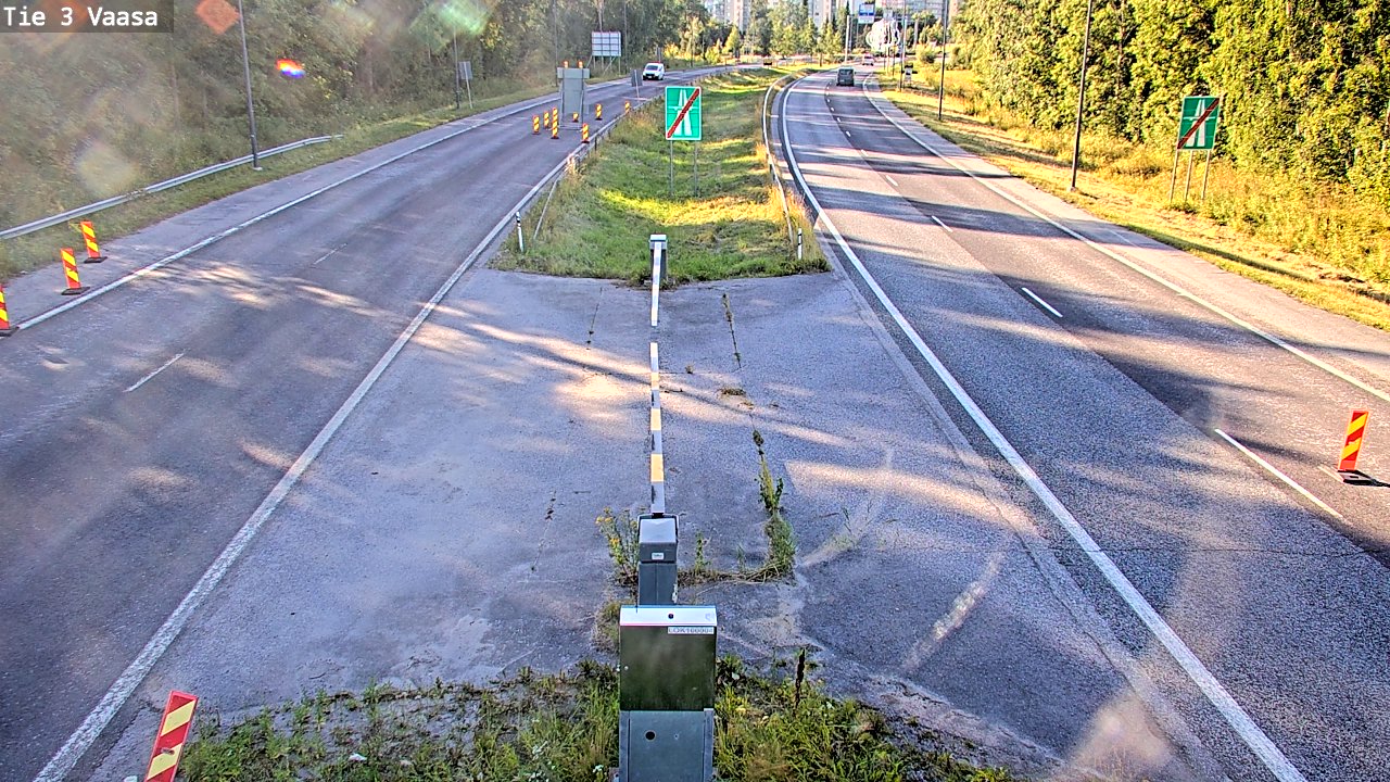 Kelikamerat Kuva Tie 3 Vaasa (puomi), Vaasa, Pohjanmaa