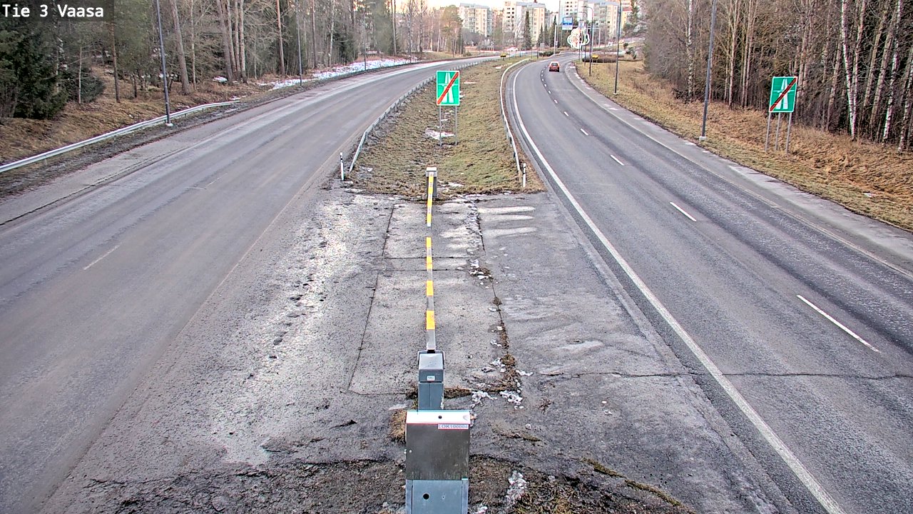 Kelikamerat Kuva Tie 3 Vaasa (puomi), Vaasa, Pohjanmaa