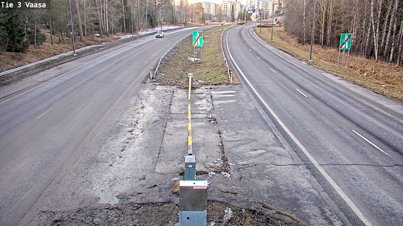 Kelikamerat Kuva Tie 3 Vaasa (puomi), Vaasa, Pohjanmaa