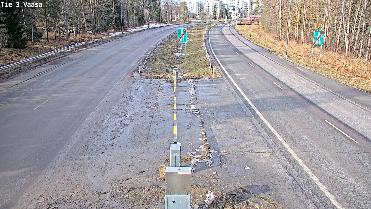 Kelikamerat Kuva Tie 3 Vaasa (puomi), Vaasa, Pohjanmaa