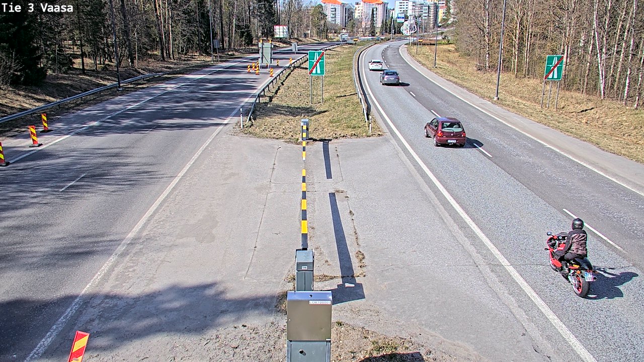 Weather Camera Image Tie 3 Vaasa (puomi), Vaasa, Pohjanmaa