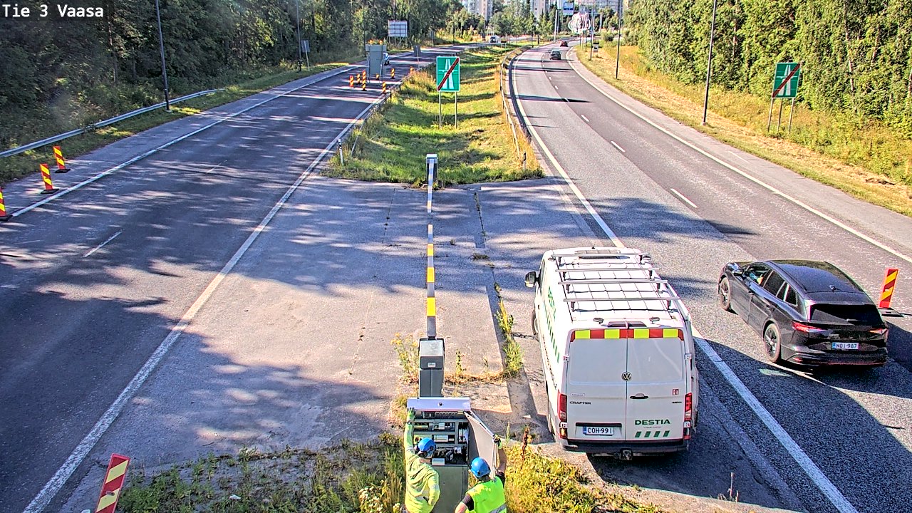 Kelikamerat Kuva Tie 3 Vaasa (puomi), Vaasa, Pohjanmaa