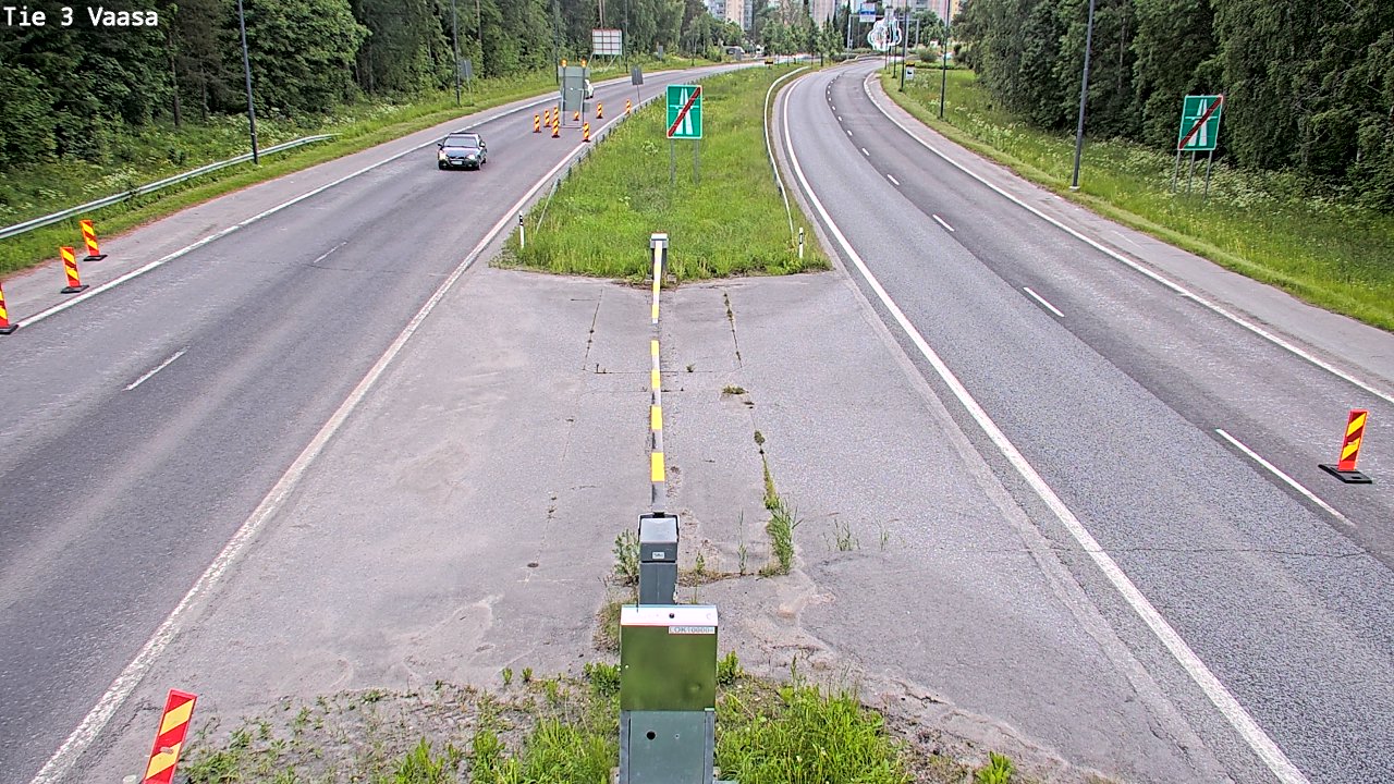 Kelikamerat Kuva Tie 3 Vaasa (puomi), Vaasa, Pohjanmaa