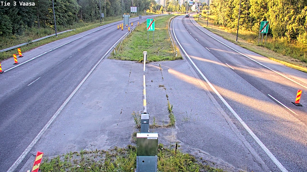 Kelikamerat Kuva Tie 3 Vaasa (puomi), Vaasa, Pohjanmaa