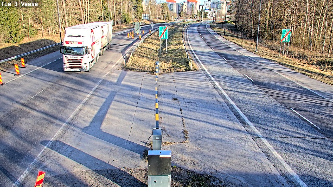 Weather Camera Image Tie 3 Vaasa (puomi), Vaasa, Pohjanmaa