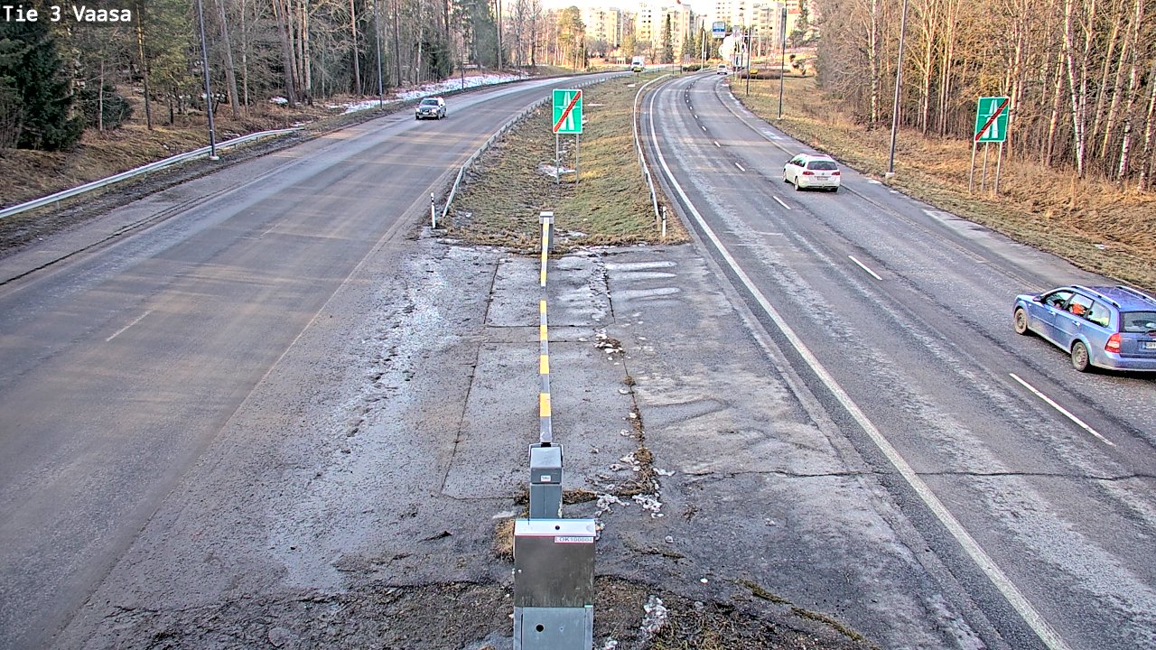 Kelikamerat Kuva Tie 3 Vaasa (puomi), Vaasa, Pohjanmaa