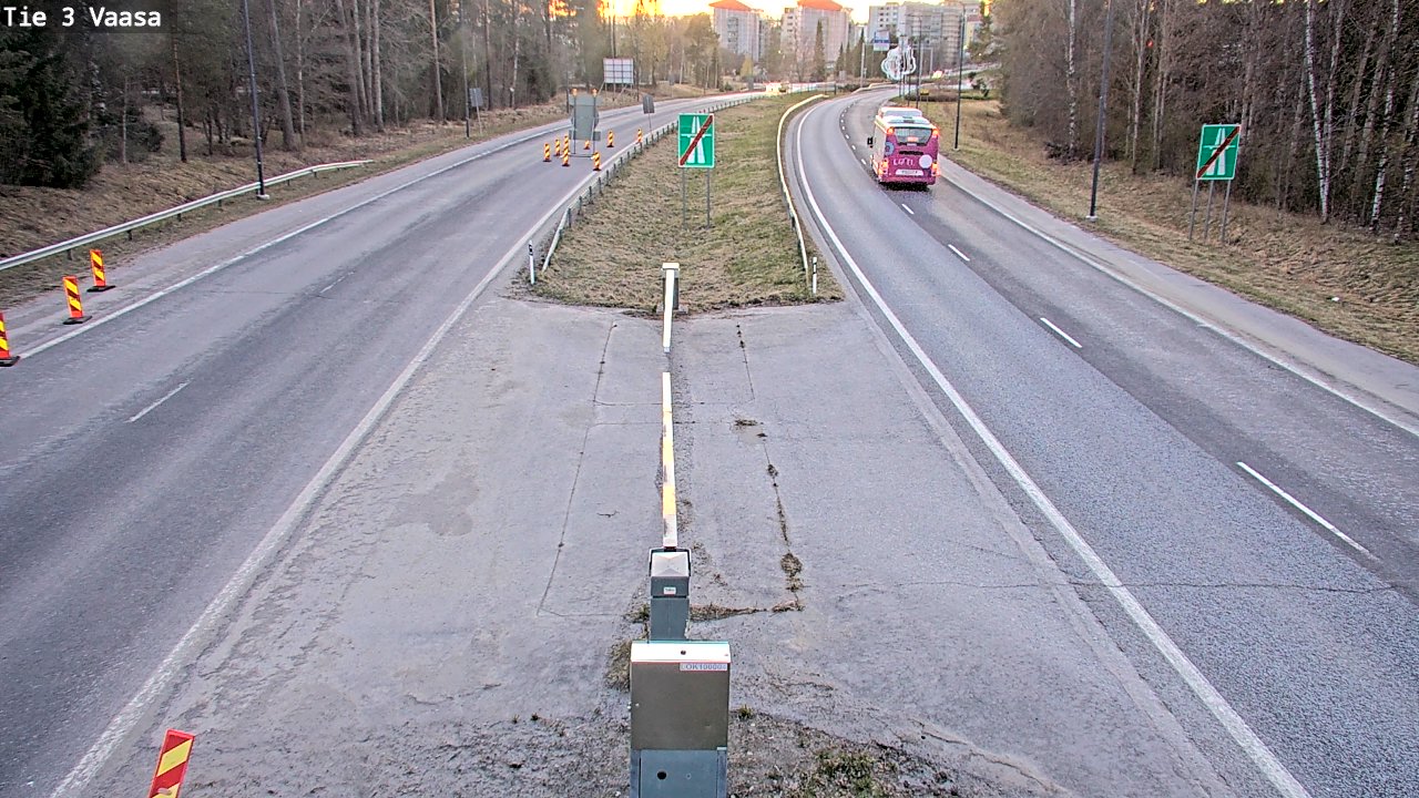 Weather Camera Image Tie 3 Vaasa (puomi), Vaasa, Pohjanmaa