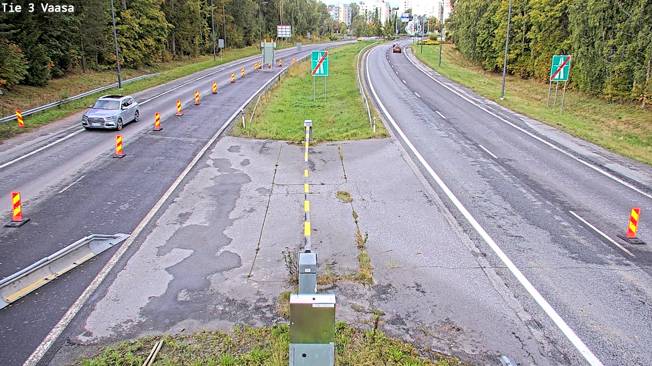Kelikamerat Kuva Tie 3 Vaasa (puomi), Vaasa, Pohjanmaa