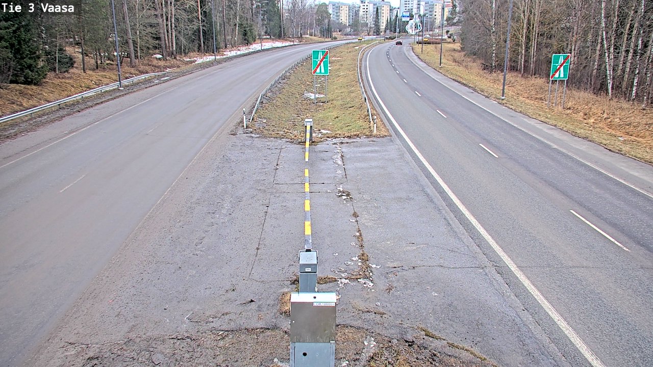 Kelikamerat Kuva Tie 3 Vaasa (puomi), Vaasa, Pohjanmaa