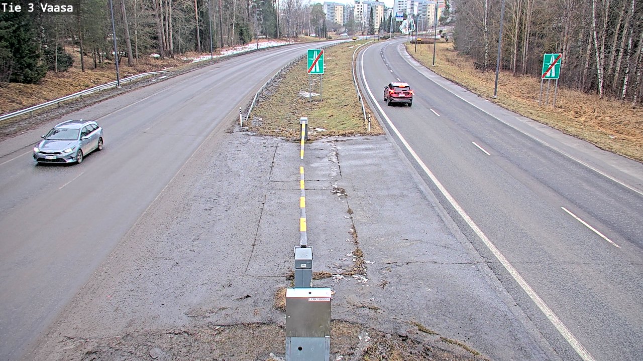 Weather Camera Image Tie 3 Vaasa (puomi), Vaasa, Pohjanmaa