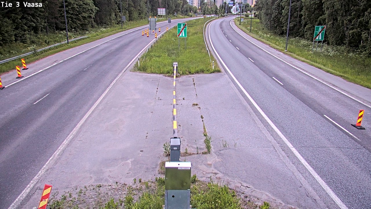 Kelikamerat Kuva Tie 3 Vaasa (puomi), Vaasa, Pohjanmaa