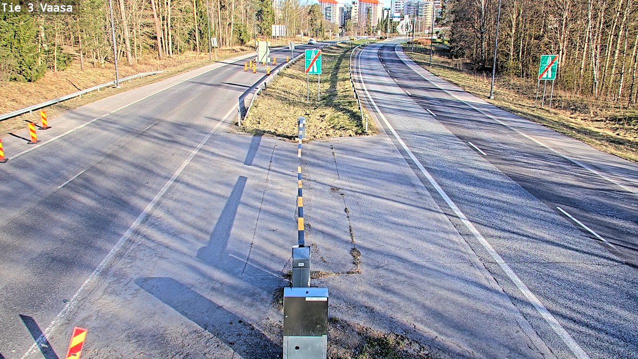 Weather Camera Image Tie 3 Vaasa (puomi), Vaasa, Pohjanmaa