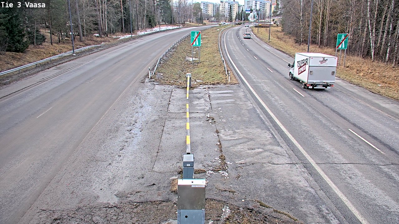 Kelikamerat Kuva Tie 3 Vaasa (puomi), Vaasa, Pohjanmaa