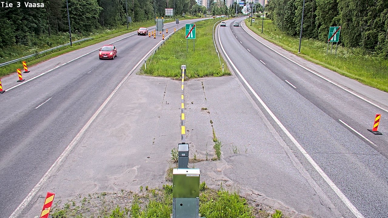 Kelikamerat Kuva Tie 3 Vaasa (puomi), Vaasa, Pohjanmaa