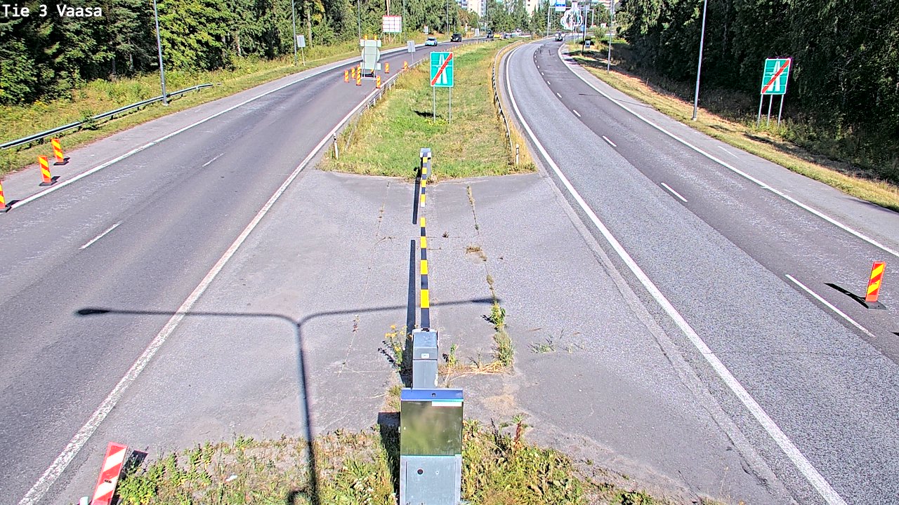 Kelikamerat Kuva Tie 3 Vaasa (puomi), Vaasa, Pohjanmaa