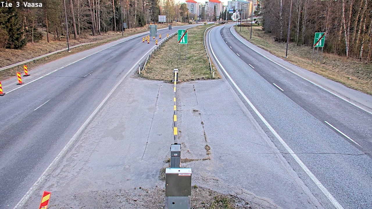 Weather Camera Image Tie 3 Vaasa (puomi), Vaasa, Pohjanmaa