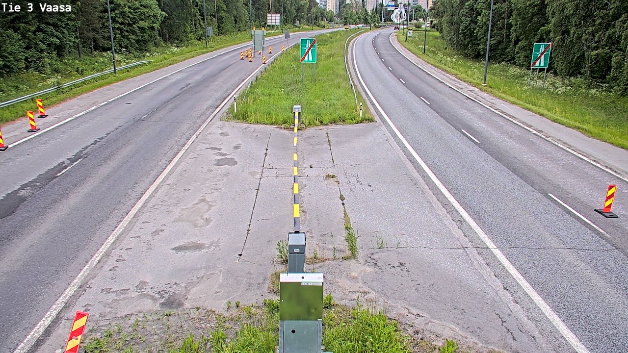 Kelikamerat Kuva Tie 3 Vaasa (puomi), Vaasa, Pohjanmaa