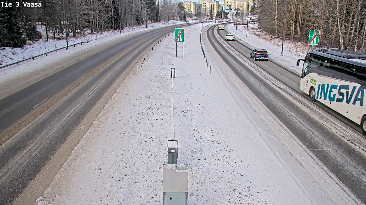 Kelikamerat Kuva Tie 3 Vaasa (puomi), Vaasa, Pohjanmaa