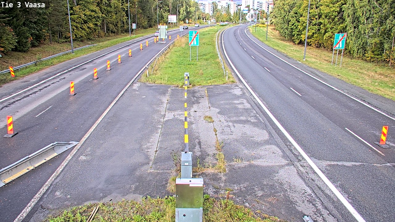 Kelikamerat Kuva Tie 3 Vaasa (puomi), Vaasa, Pohjanmaa