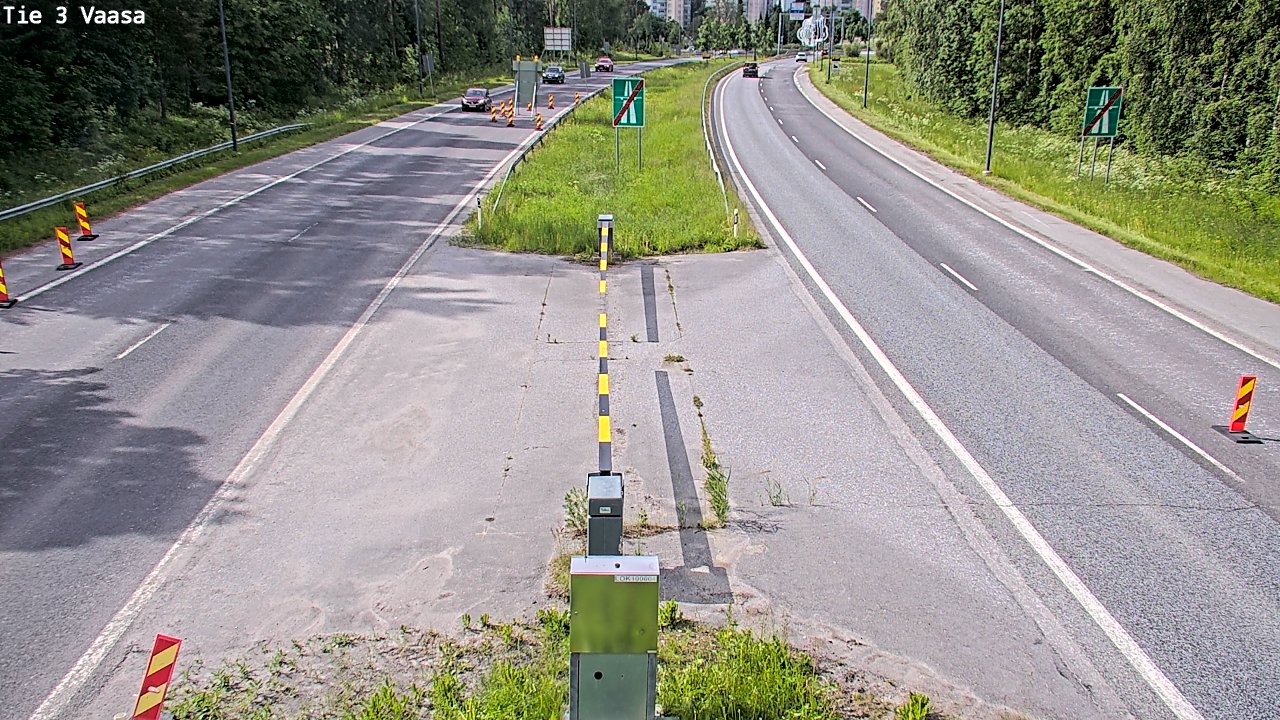 Kelikamerat Kuva Tie 3 Vaasa (puomi), Vaasa, Pohjanmaa