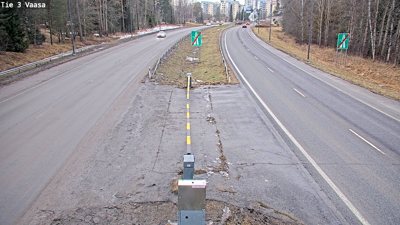 Kelikamerat Kuva Tie 3 Vaasa (puomi), Vaasa, Pohjanmaa