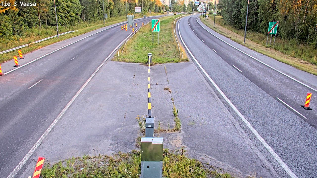 Kelikamerat Kuva Tie 3 Vaasa (puomi), Vaasa, Pohjanmaa