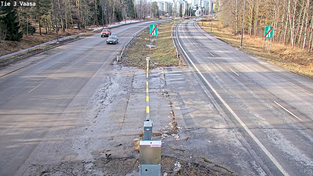 Kelikamerat Kuva Tie 3 Vaasa (puomi), Vaasa, Pohjanmaa