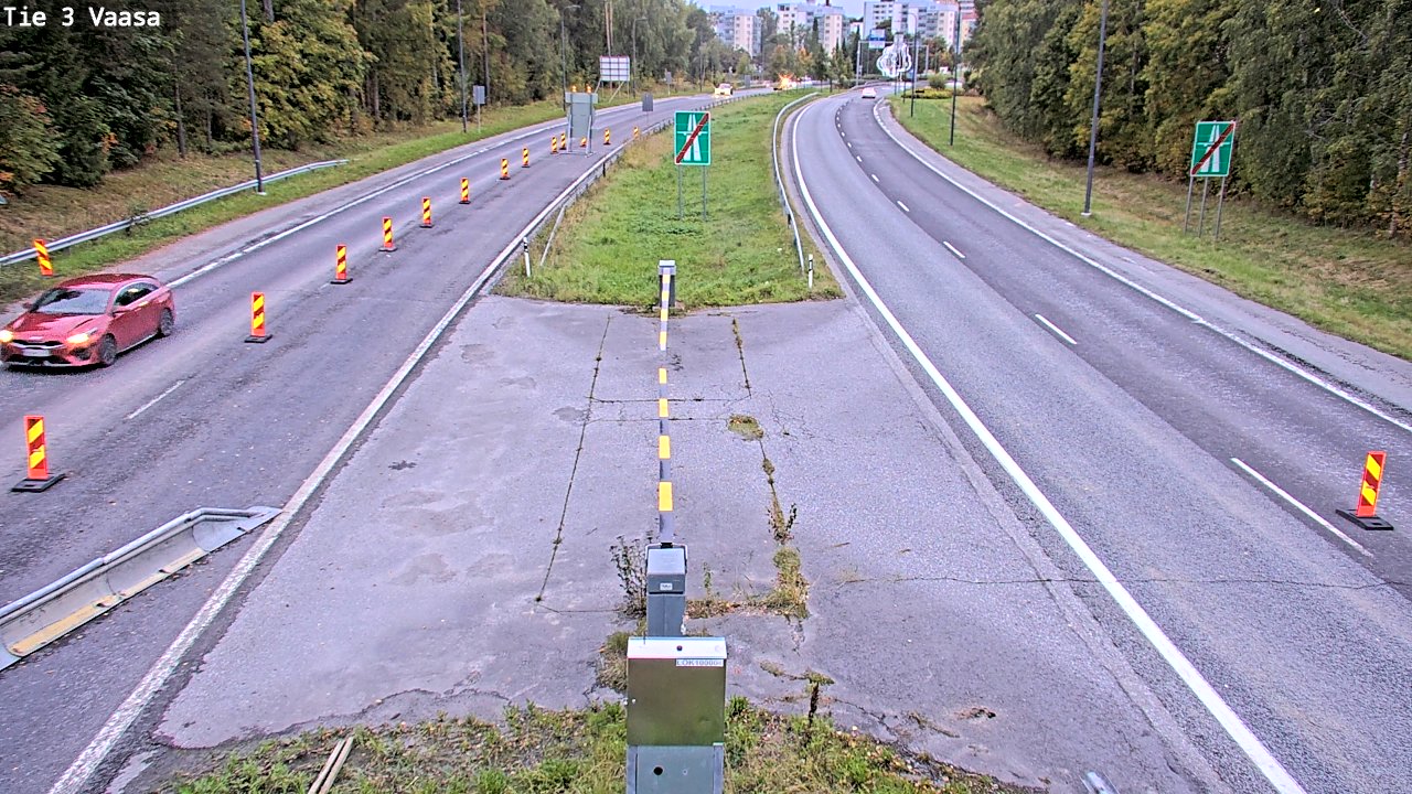 Kelikamerat Kuva Tie 3 Vaasa (puomi), Vaasa, Pohjanmaa