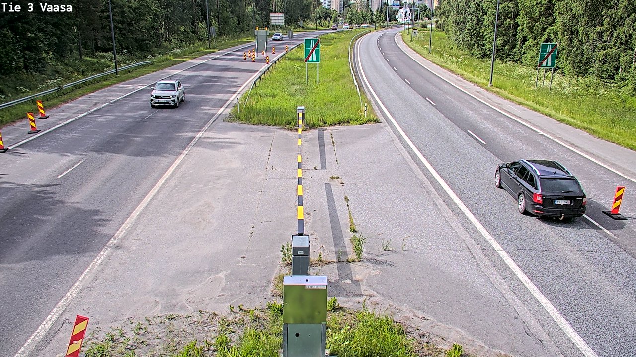 Kelikamerat Kuva Tie 3 Vaasa (puomi), Vaasa, Pohjanmaa