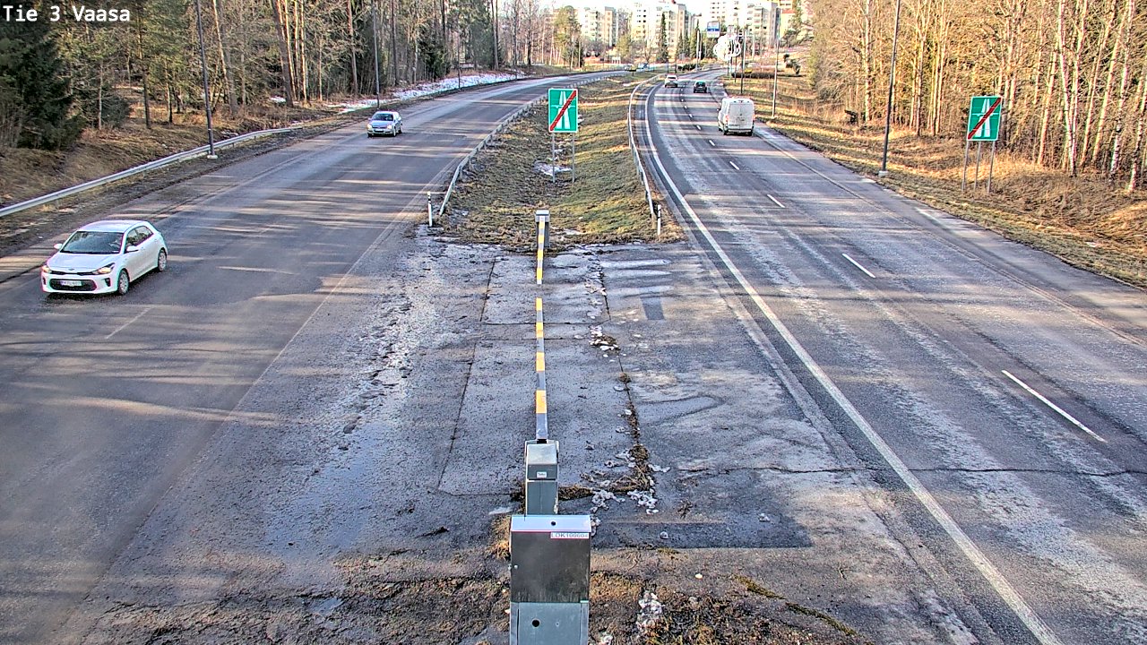 Kelikamerat Kuva Tie 3 Vaasa (puomi), Vaasa, Pohjanmaa