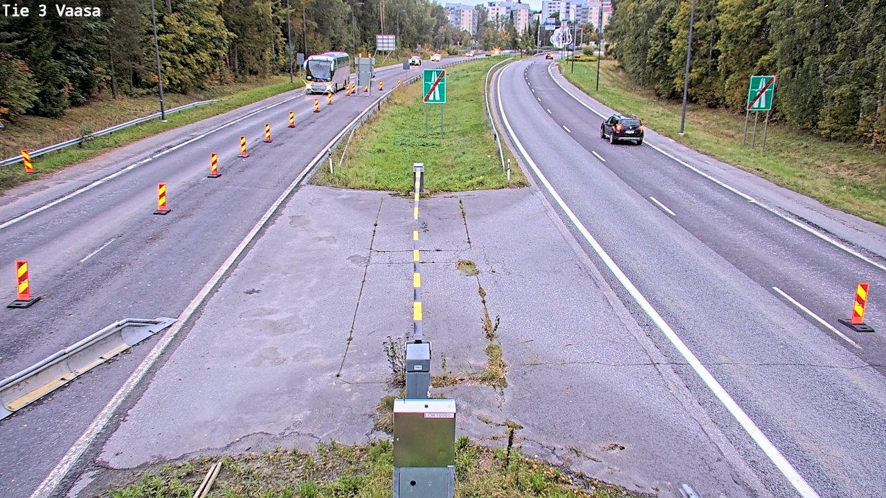 Kelikamerat Kuva Tie 3 Vaasa (puomi), Vaasa, Pohjanmaa