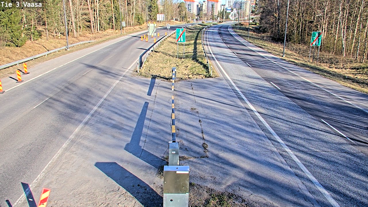 Weather Camera Image Tie 3 Vaasa (puomi), Vaasa, Pohjanmaa