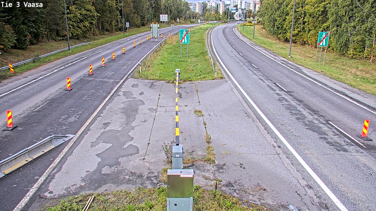 Kelikamerat Kuva Tie 3 Vaasa (puomi), Vaasa, Pohjanmaa