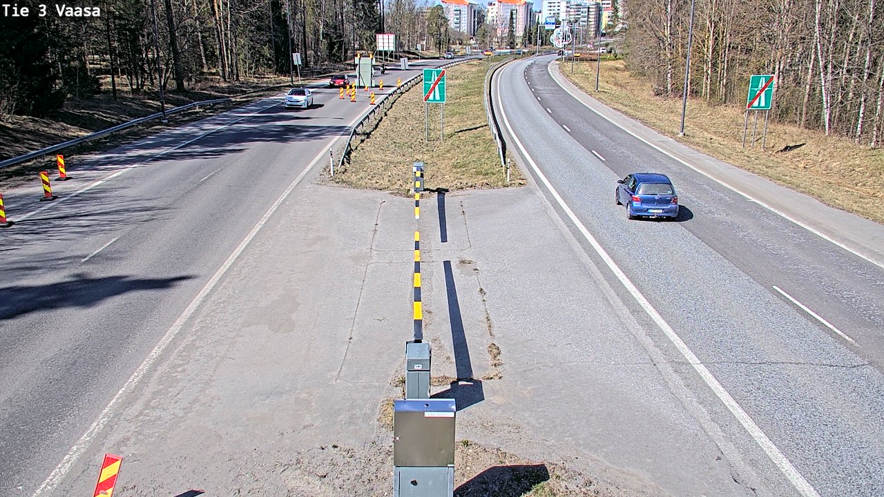 Weather Camera Image Tie 3 Vaasa (puomi), Vaasa, Pohjanmaa