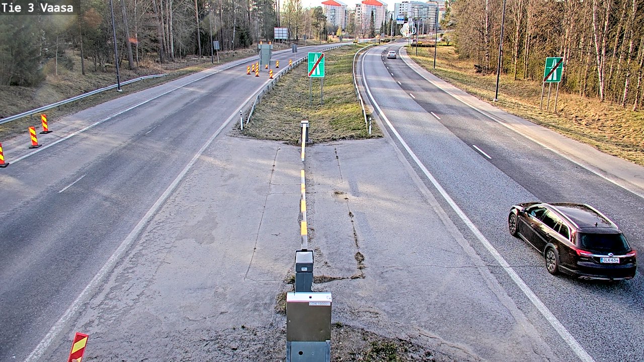 Weather Camera Image Tie 3 Vaasa (puomi), Vaasa, Pohjanmaa